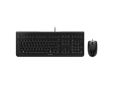 CHERRY DC 2000 tastatur Mus inkluderet Universel USB QWERTY US engelsk Sort