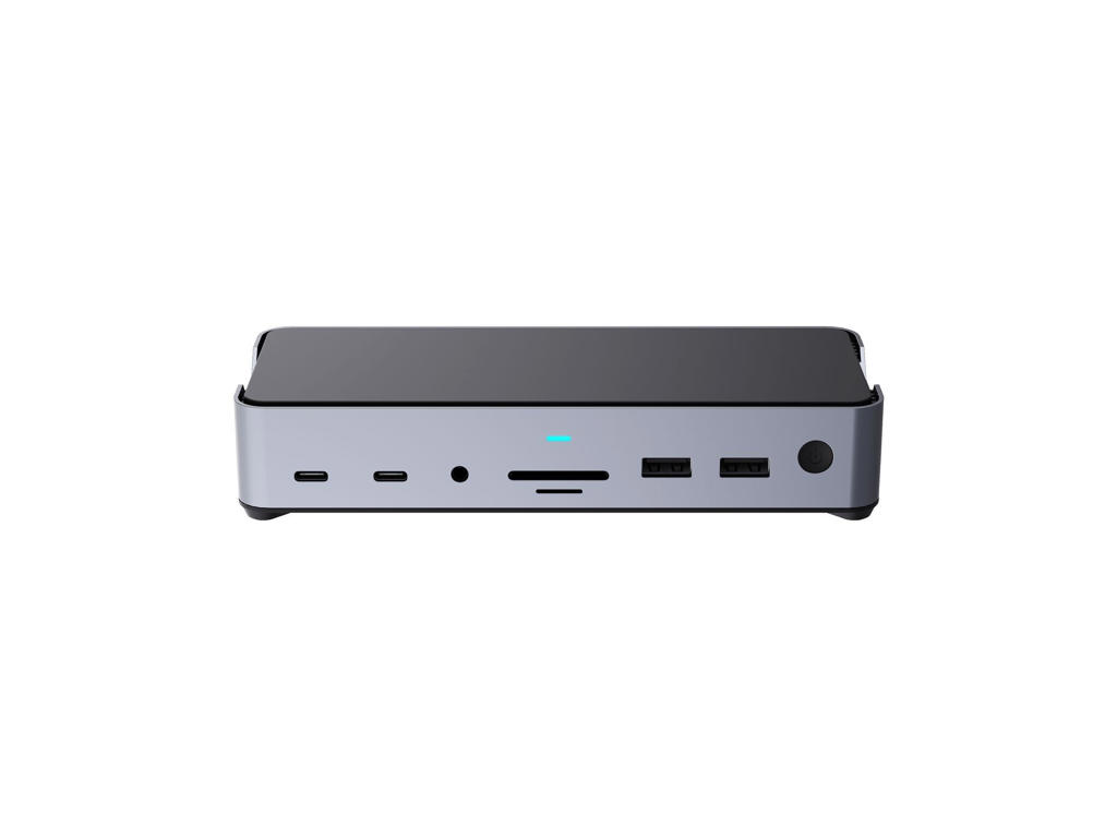 eSTUFF GLB232006 dockingstation Ledningsført USB 3.2 Gen 1 (3.1 Gen 1) Type-C Aluminium, Sort
