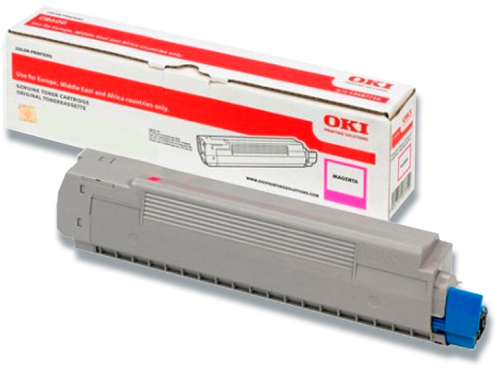 Toner, C612, Magenta-rød, 6.000 sider, OKI 46507506