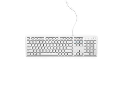 DELL KB216 tastatur Universel USB QWERTY Nordisk Hvid