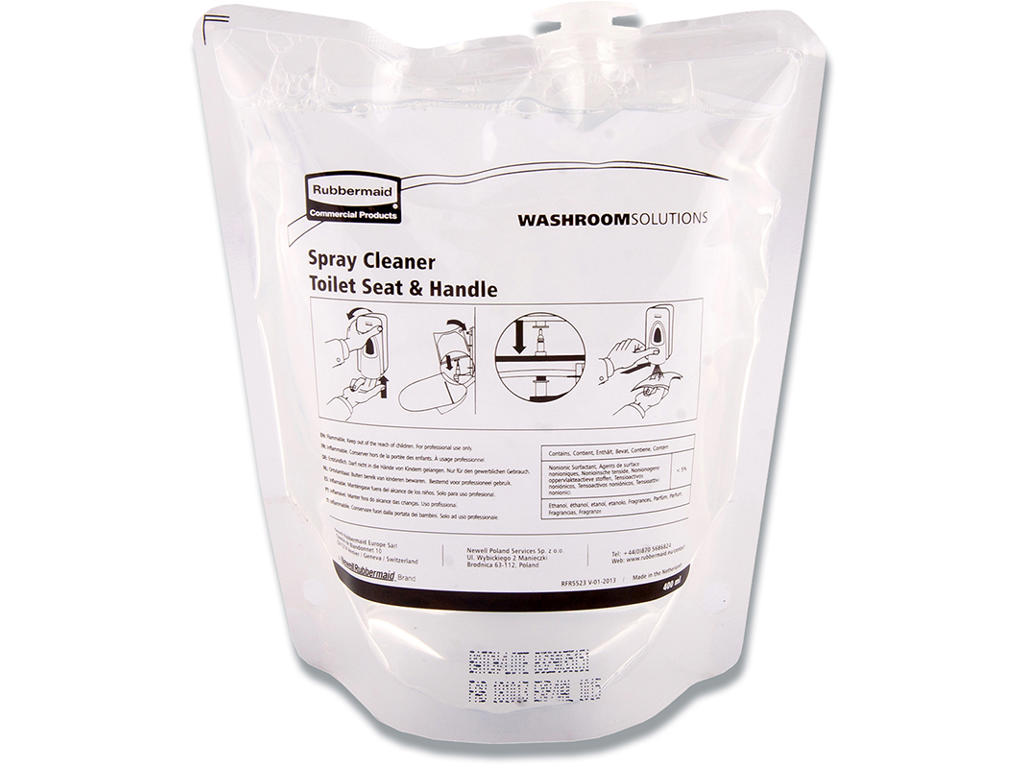 Toiletsæderens, Til dispenser, 1 ml pr. dosering, 400 ml, Rubbermaid