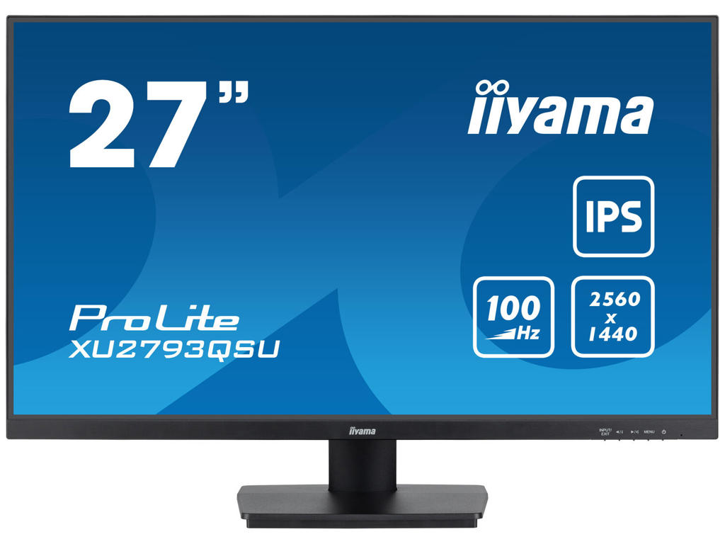 iiyama ProLite XU2793QSU-B7 LED display 68,6 cm (27") 2560 x 1440 pixel Quad HD Sort