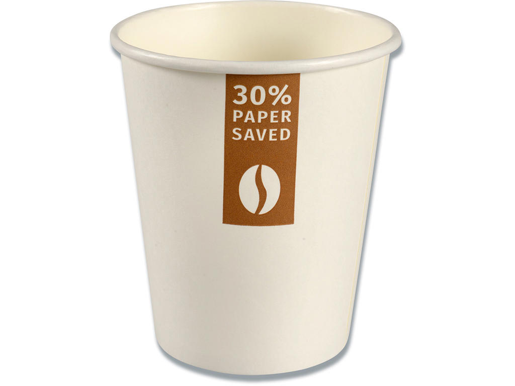 Kaffebæger, Ø8 cm, 1000 stk, 24 cl, Abena LessIsMore 