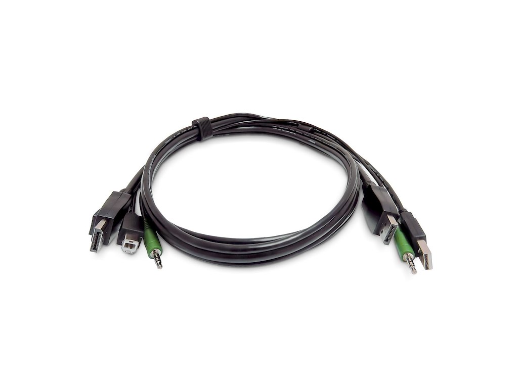StarTech.com SK2DPMMKVM10-TAA KVM-kabel Sort 3 m