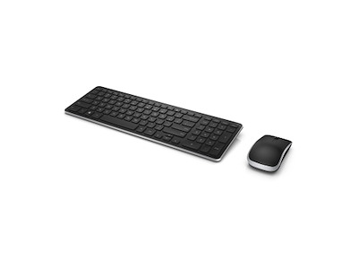 DELL KM714 tastatur Mus inkluderet Universel RF trådløst QWERTZ Tysk Sort