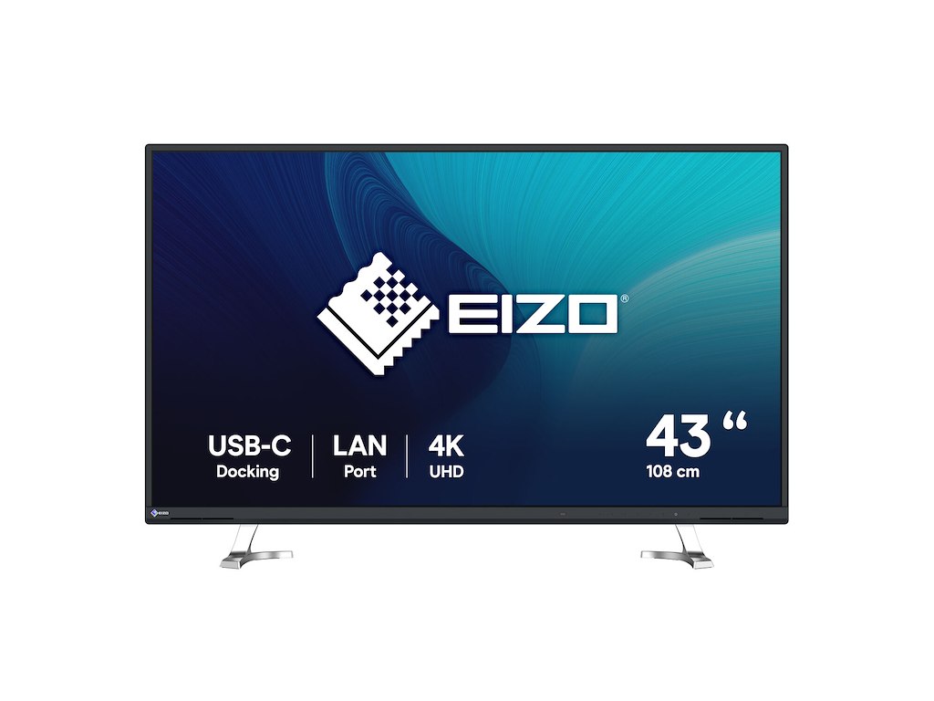 EIZO FlexScan EV4340X-BK computerskærm 108 cm (42.5") 3840 x 2160 pixel 4K Ultra HD LCD Sort
