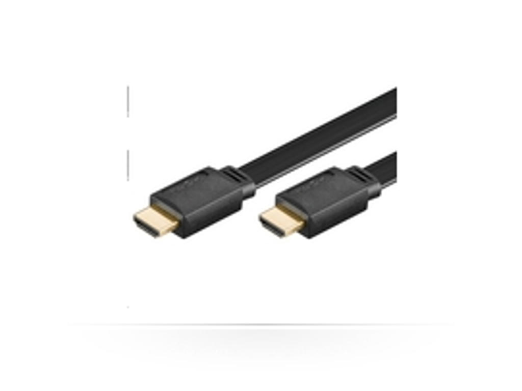 Microconnect HDM19192V1.4FLAT HDMI-kabel 2 m HDMI Type A (Standard) Sort