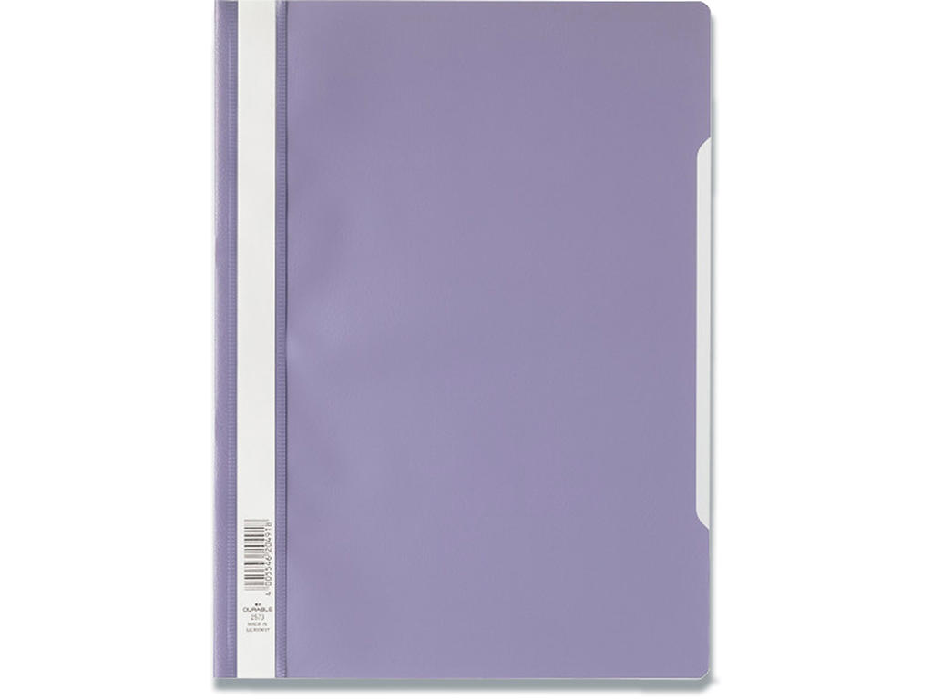 Tilbudsmappe, A4, Lyselilla, 25 stk, Durable 