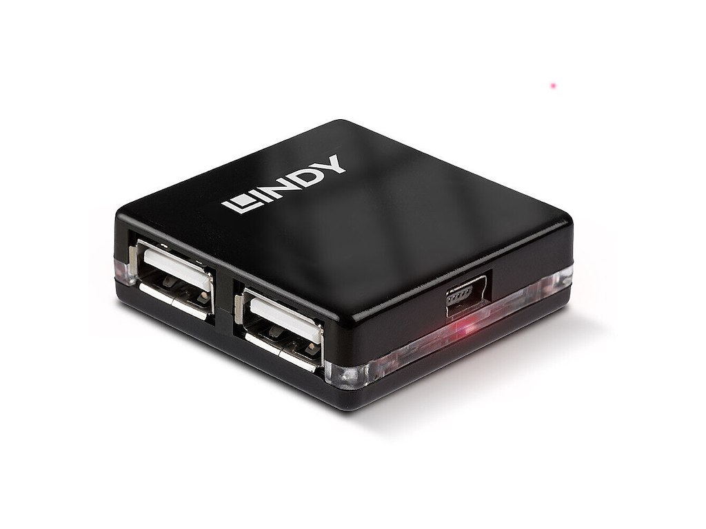 Lindy 42742 interface hub 480 Mbit/s Sort