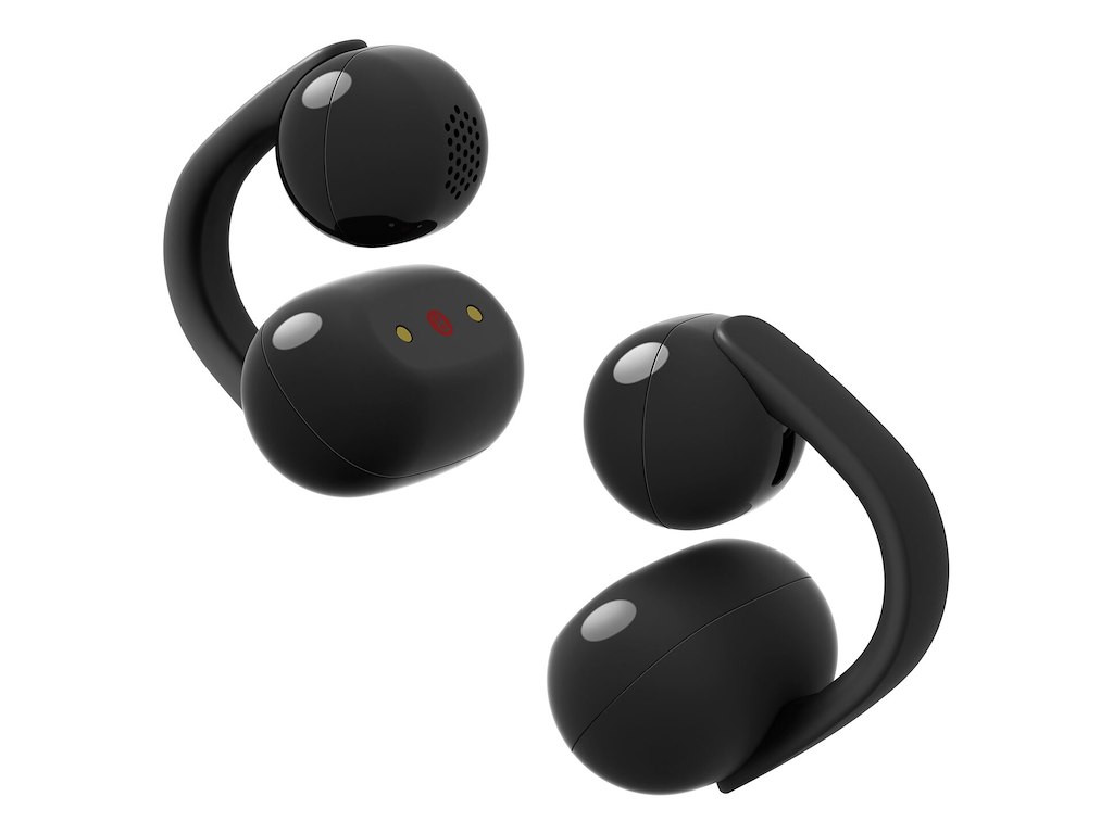 Sony WFLC900B.CE7 hovedtelefoner/headset True Wireless Stereo (TWS) Open-ear Opkald/Musik/Sport/Hverdag Bluetooth Sort