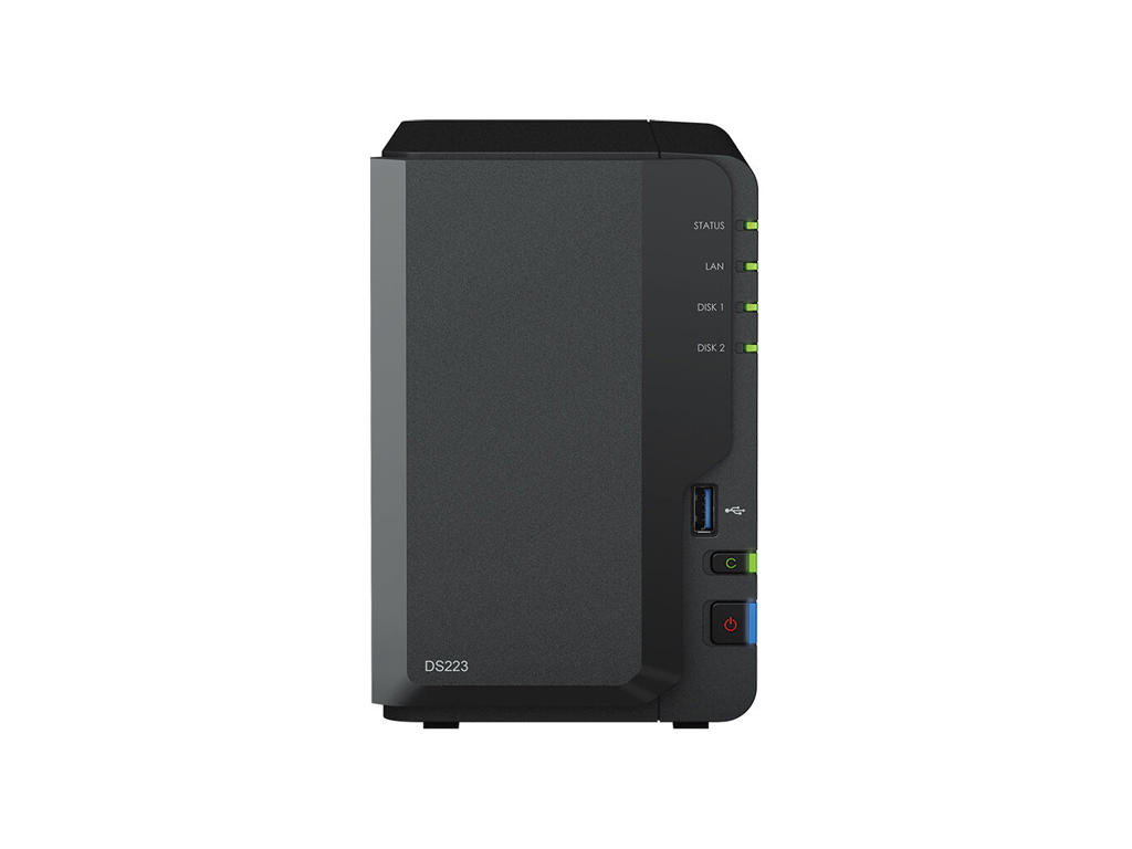 Synology DiskStation DS223 NAS Mini Tower Realtek RTD1619B 2 GB DDR4 8 TB HDD DiskStation Manager Sort