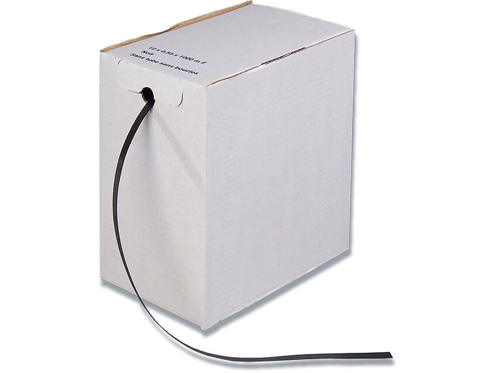 Pallebånd, Til strapping, 12 mm, 1000 m, 117 kg, I dispenserkarton