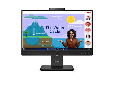 Lenovo ThinkVision T24D-4v computerskærm 60,5 cm (23.8") 1920 x 1080 pixel Fuld HD LED Sort