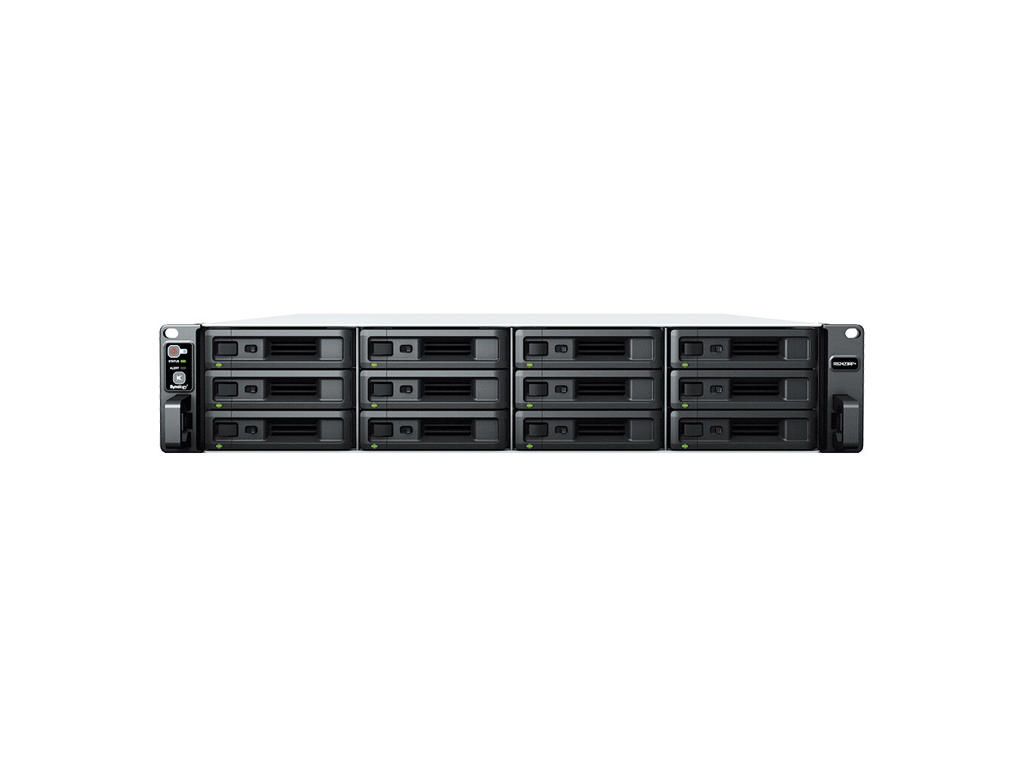 Synology RackStation RS2423RP+ NAS Stativ (2U) Ryzen Embedded V1780B 8 GB DDR4 60 TB HDD DiskStation Manager Sort