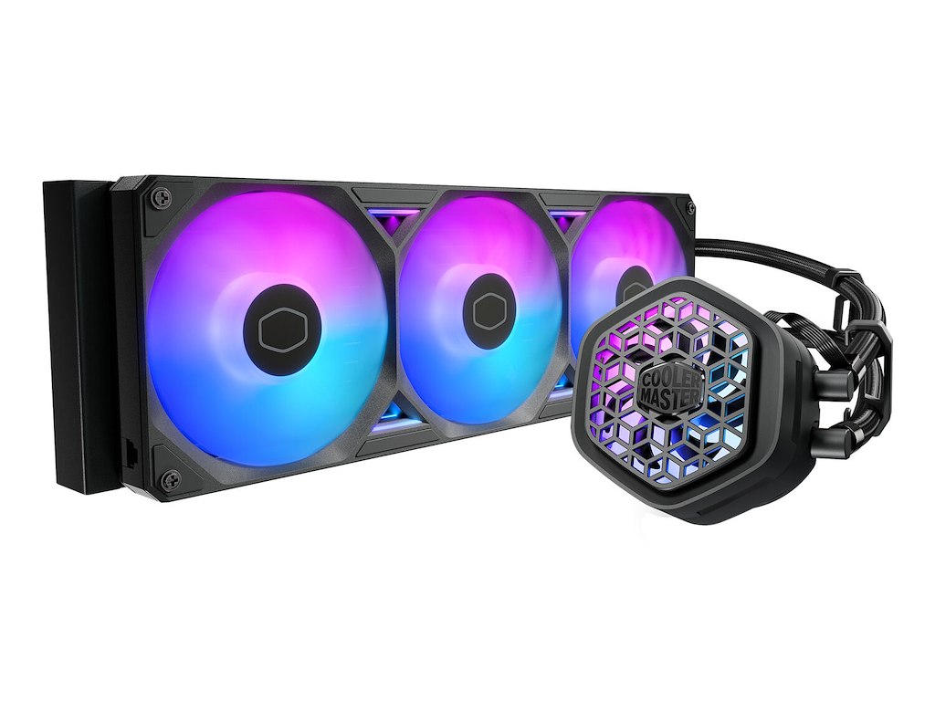 Cooler Master MasterLiquid Atmos II 360 VRM Fan Black Processor Væskekølingssæt 12 cm Sort 1 stk