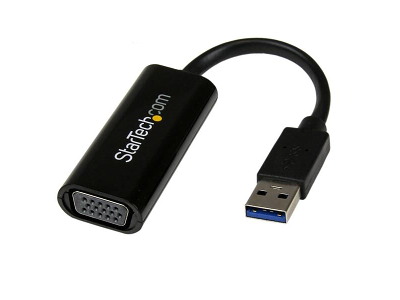 StarTech.com USB32VGAES USB grafisk adapter 1920 x 1200 pixel Sort
