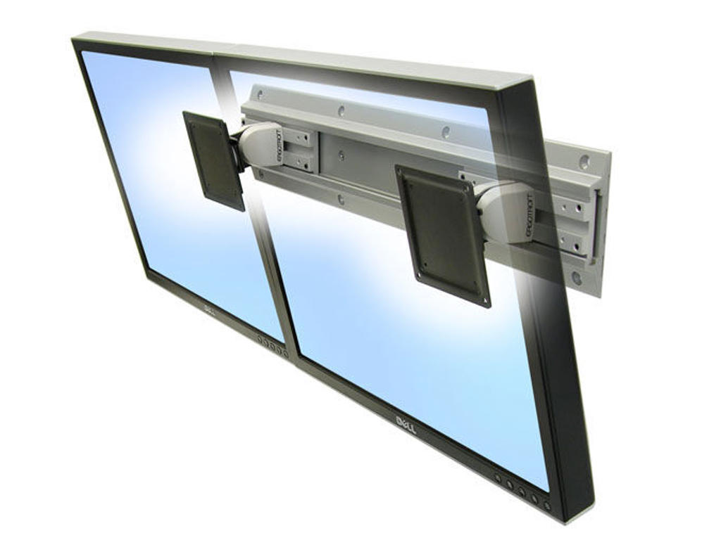 Ergotron Neo-Flex Dual Monitor Wall Mount 61 cm (24") Væg Sølv