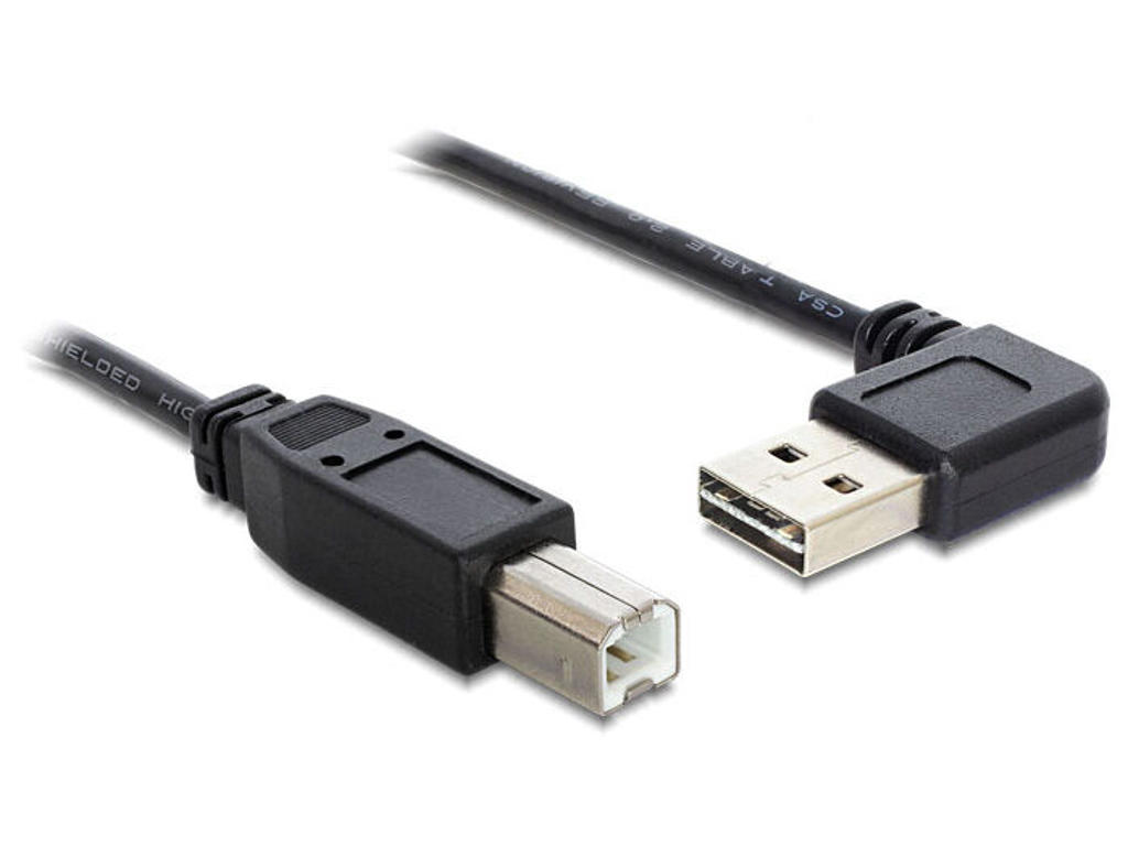DeLOCK USB 2.0 5m USB-kabel USB A Micro-USB B Sort