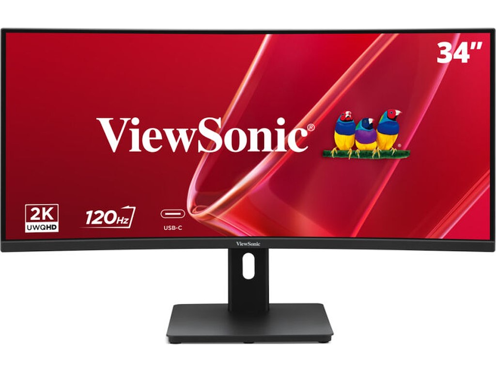 Viewsonic VA VA3420C-2 computerskærm 86,4 cm (34") 3440 x 1440 pixel UltraWide Quad HD LED Sort