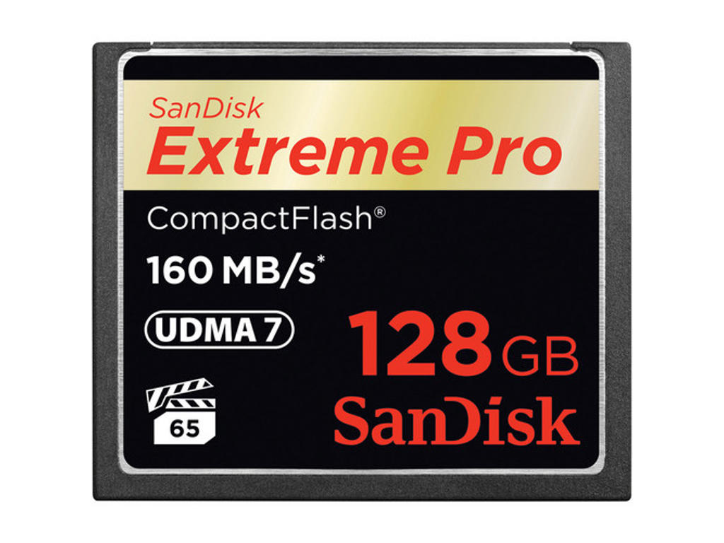 SanDisk 128GB Extreme Pro CF 160MB/s CompactFlash
