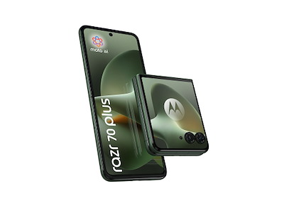 Motorola razr 70 plus 17,5 cm (6.9") Dual SIM Android 16.0 5G USB Type-C 12 GB 512 GB 4500 mAh Mørkegrøn