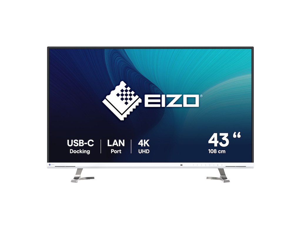 EIZO FlexScan EV4340X-WT computerskærm 108 cm (42.5") 3840 x 2160 pixel 4K Ultra HD LCD Hvid