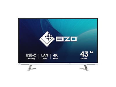EIZO FlexScan EV4340X-WT computerskærm 108 cm (42.5") 3840 x 2160 pixel 4K Ultra HD LCD Hvid