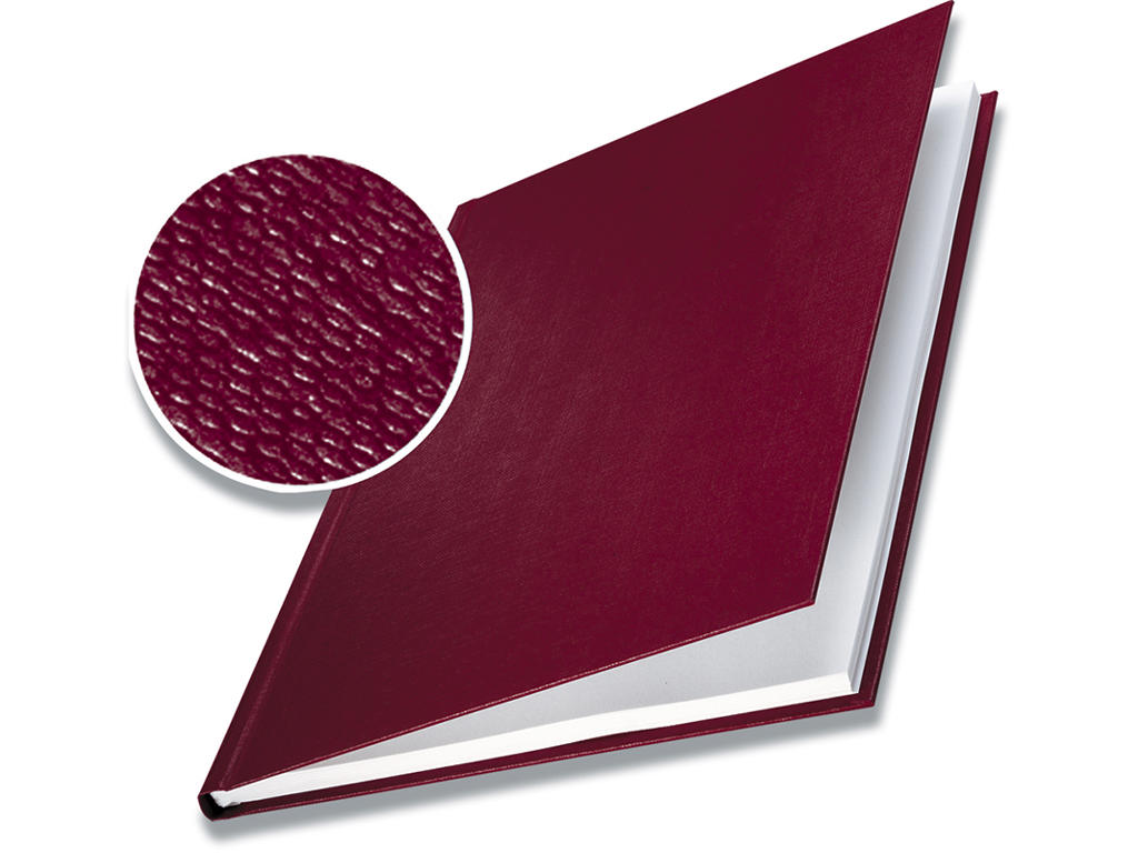 Indbindings skinneomslag, 14.0 mm, A4, Bordeaux, Leitz ImpressBind 