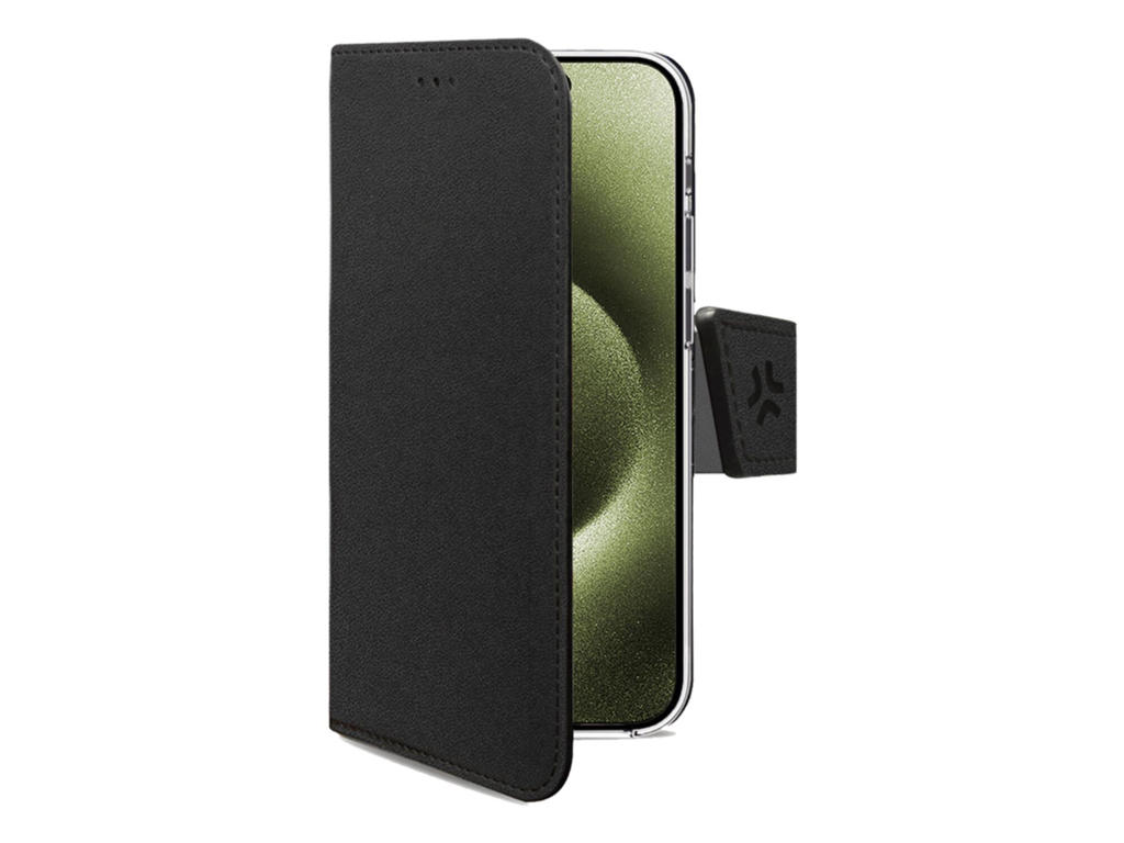 Celly WALLY1078 mobiltelefon etui 15,5 cm (6.1") Tegnebogsetui Sort