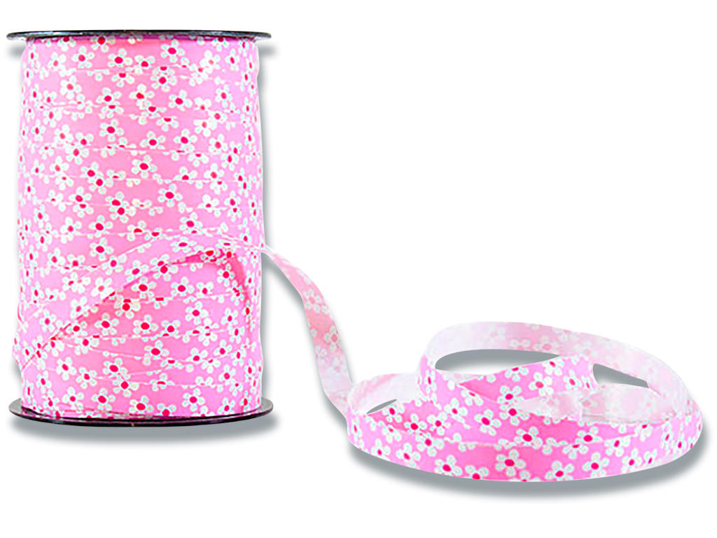 Gavebånd, PP, 10mm x 225m, Azalea, Roliba Poly Glat Blomster