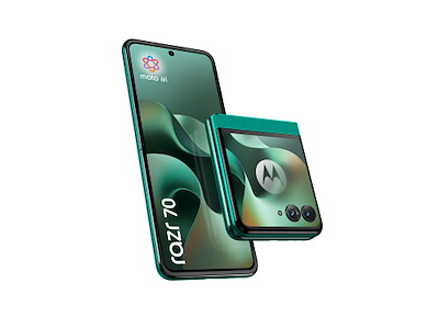 Motorola razr 70 17,5 cm (6.9") Dual SIM Android 16.0 5G USB Type-C 8 GB 256 GB 4800 mAh Mørkegrøn