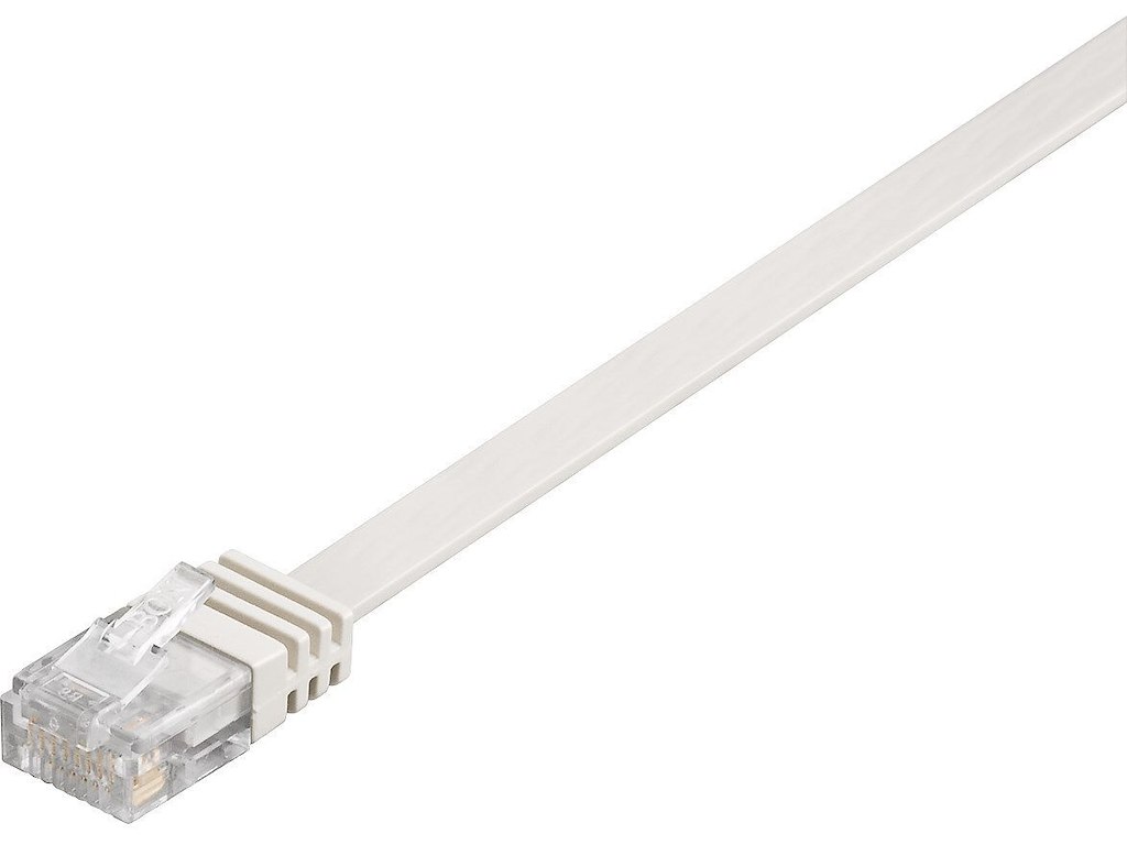 Microconnect V-FTP601W-FLAT netværkskabel Hvid 1 m Cat6 U/FTP (STP)