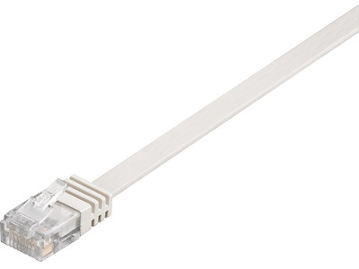 Microconnect V-FTP601W-FLAT netværkskabel Hvid 1 m Cat6 U/FTP (STP)