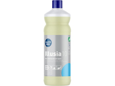 Vaskepleje, Uden Voks, Med farve, Uden parfume, 10 liter, Kiilto Pro Illusia 10