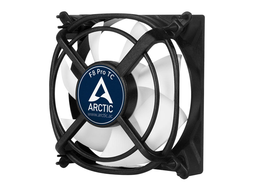 ARCTIC F8 Pro TC Computerkabinet Ventilator 8 cm Sort, Hvid 1 stk