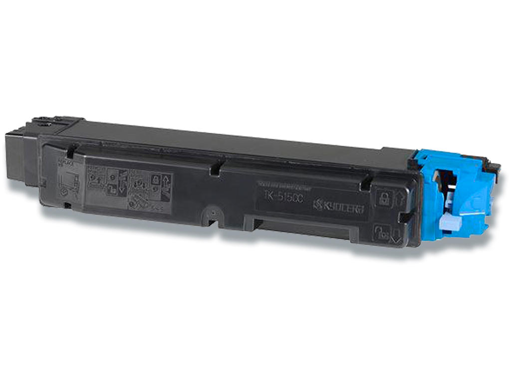 Toner, TK-5150C, Cyan-blå, 10.000 sider, Kyocera 