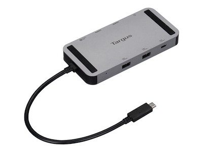 Targus DOCK429GL dockingstation Ledningsført USB4 Sølv