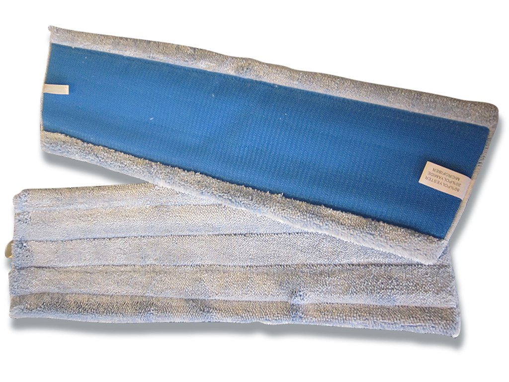 Tørmoppe microfiber 45cm m/velcro