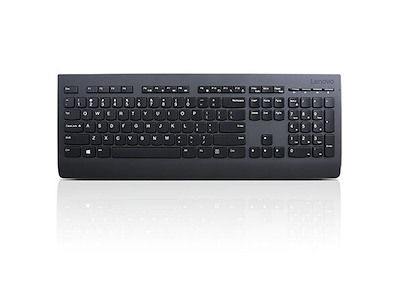 Lenovo 4X30H56873 tastatur Universel RF trådløst QWERTY UK engelsk Sort