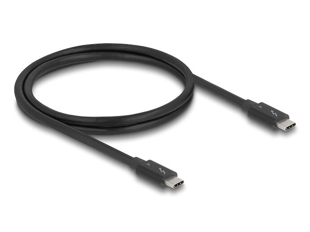 DeLOCK 81249 Thunderbolt kabel 1 m 40 Gbit/sek. Sort
