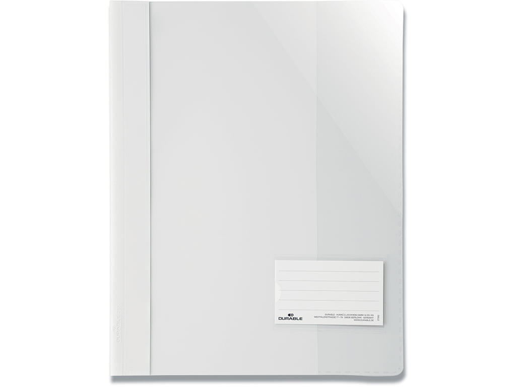 Tilbudsmappe, A4+, Hvid, 1 stk, Durable CLEAR VIEW 