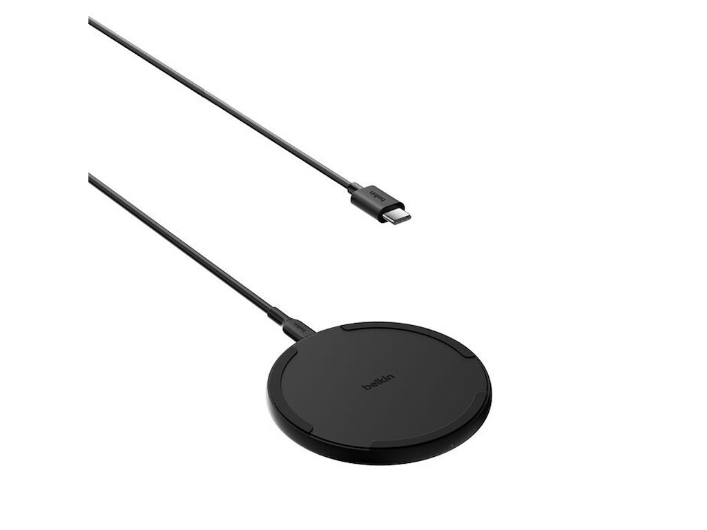 Belkin WIA012HQBK oplader til mobil enhed Smartphone Sort Vekselstrøm Trådløs opladning Hurtig opladning Indendørs