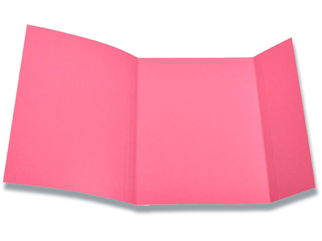Sagsmappe, 1 klap, Folio, Rosa, Ferco Nr. 103 