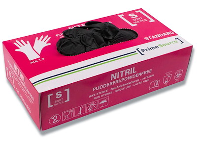 Engangshandsker, Nitril, Small, 100 handsker, Prime Source Standard