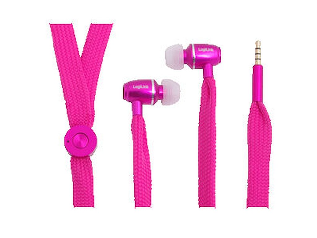 LogiLink HS0026 hovedtelefoner/headset Ledningsført I ørerne Opkald/musik Lyserød