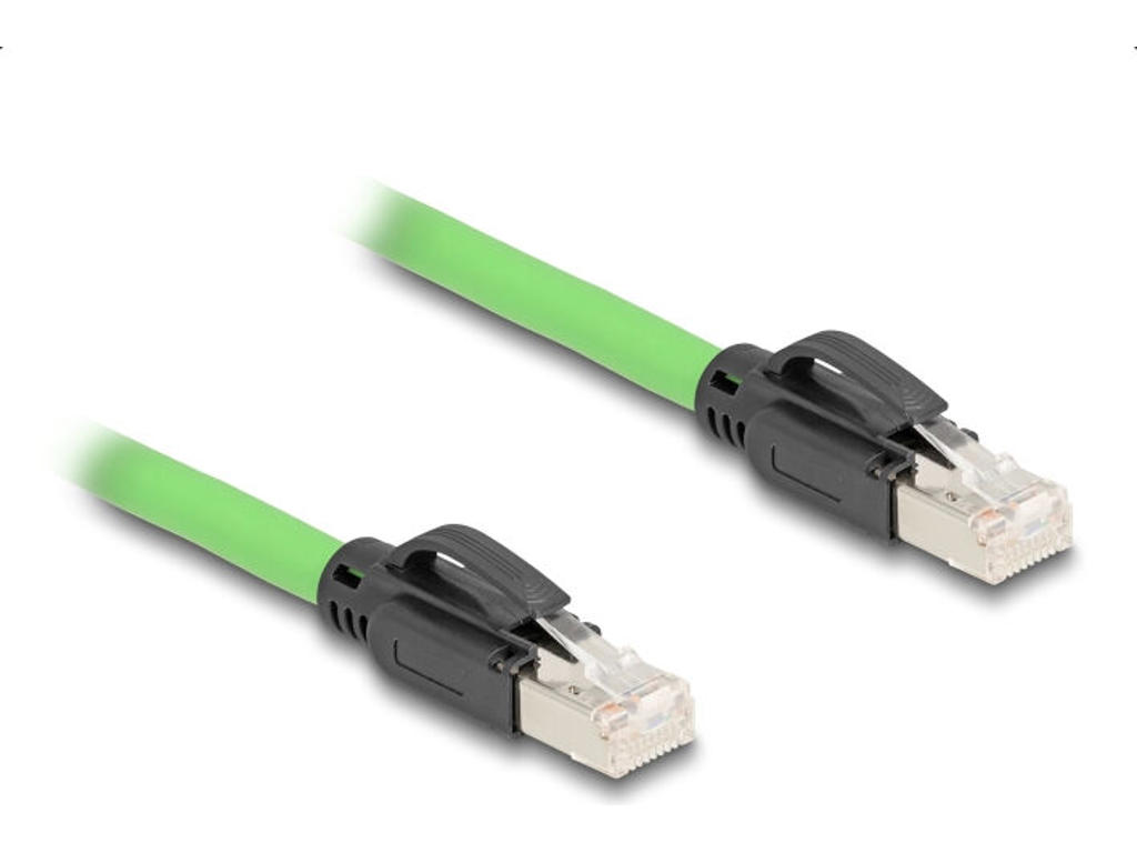 DeLOCK 80889 netværkskabel Grøn 1 m Cat6a SF/UTP (S-FTP)