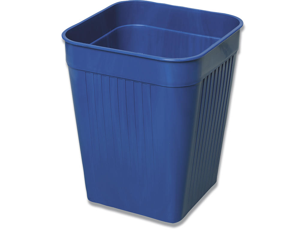 Papirkurv, Blå, 14 liter, PP, Bantex Orth 