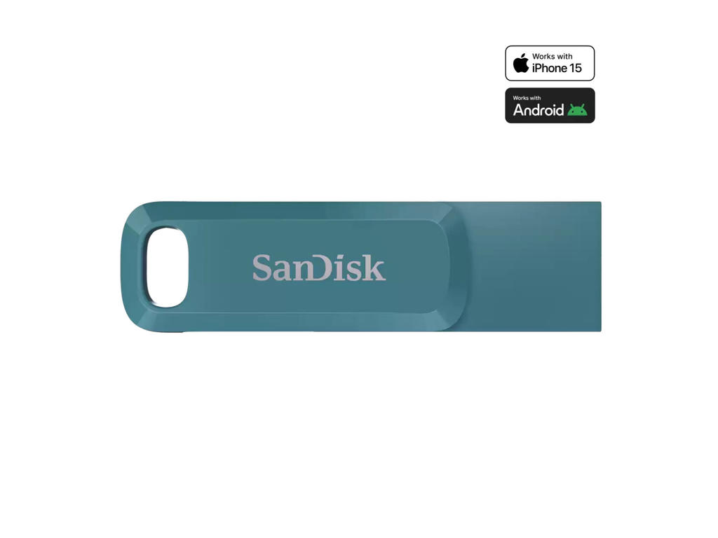 SanDisk Ultra Dual Drive Go USB-nøgle 1 TB USB Type-C 3.2 Gen 1 (3.1 Gen 1) Turkis