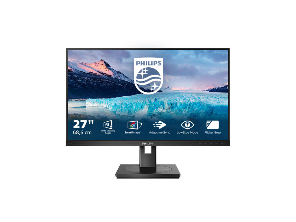 Philips 272S1M/00 computerskærm 68,6 cm (27") 1920 x 1080 pixel Fuld HD LCD Sort