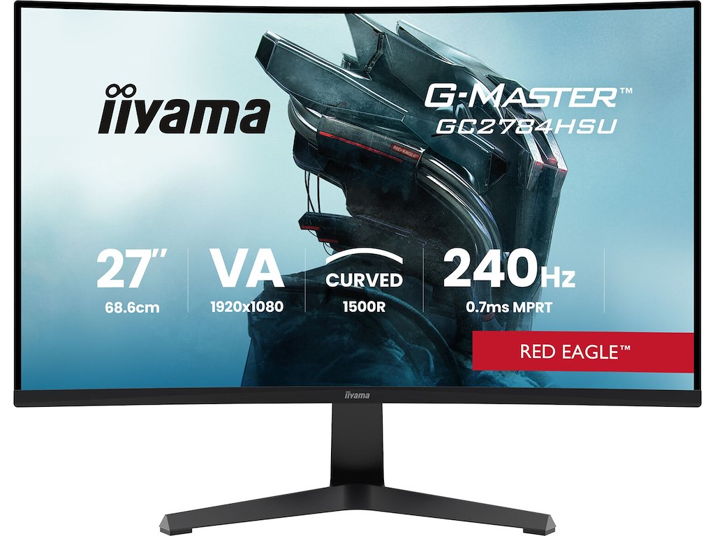 iiyama G-MASTER GC2784HSU-B1 27" 240H computerskærm 68,6 cm (27") 1920 x 1080 pixel Sort
